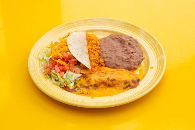 Order Combination Plate food online from Las Palapas store, San Antonio on bringmethat.com