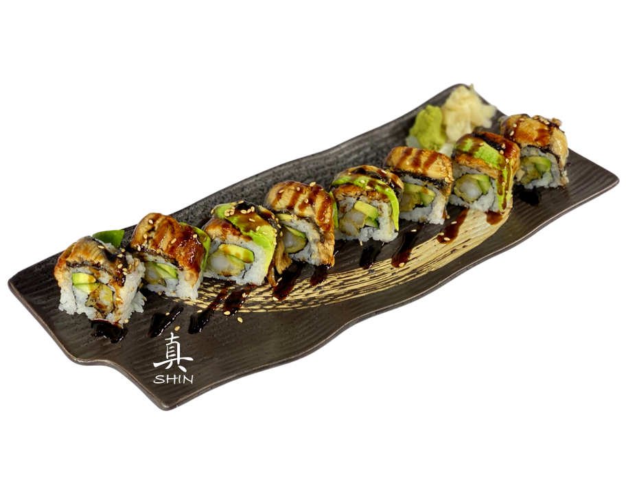 Order Dragon Roll food online from Shin ramen store, Los Angeles on bringmethat.com