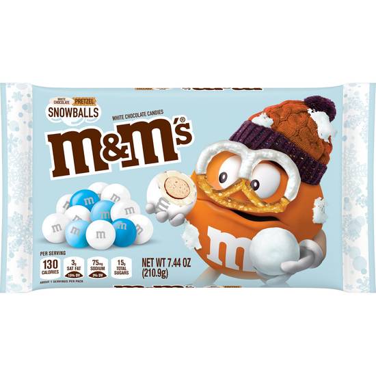 Order M&M�S White Chocolate Pretzel Snowballs Holiday Candy, 7.44oz food online from CVS store, SOUDERTON on bringmethat.com