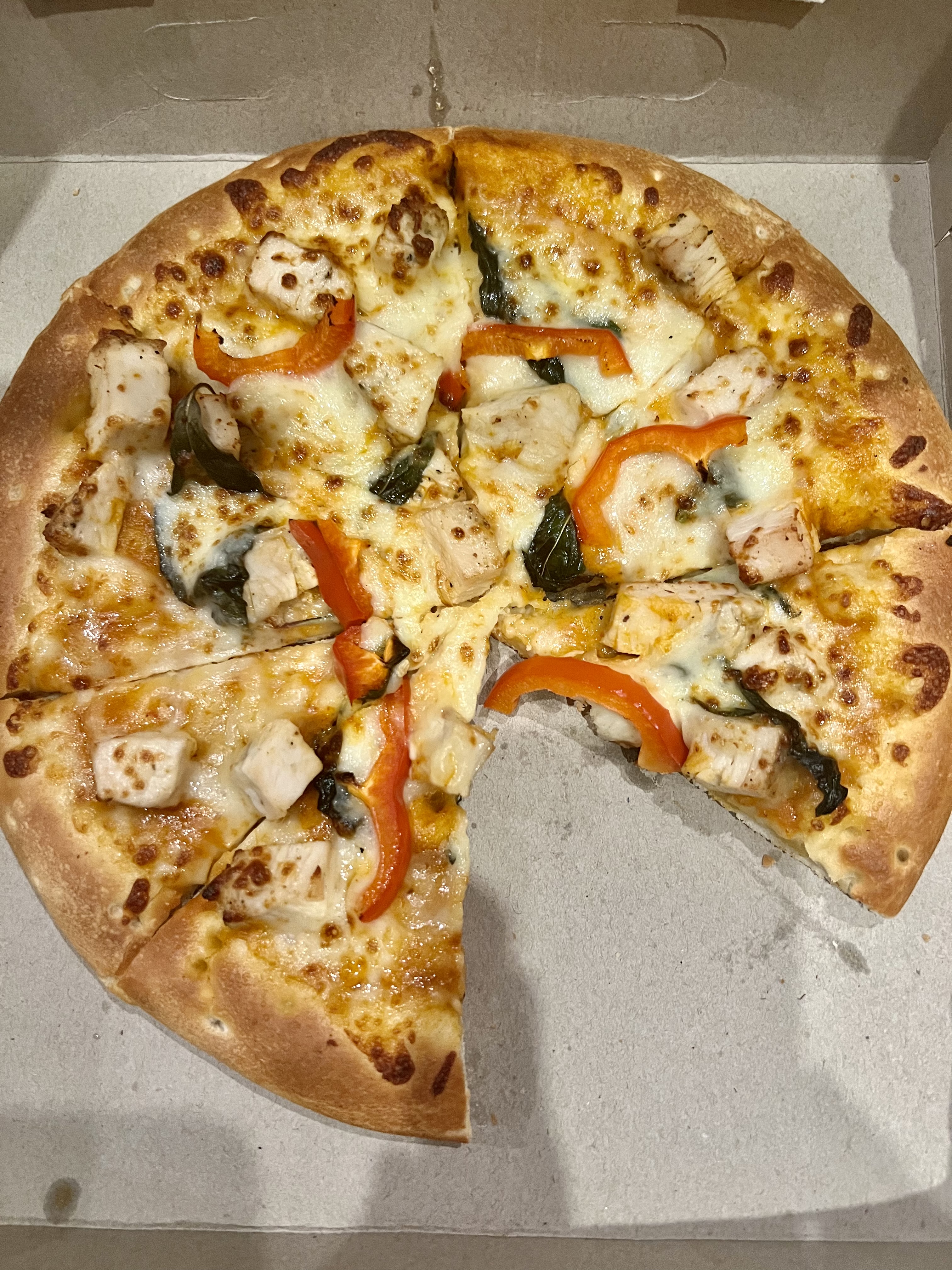 Order Thai Curry pizza with Chicken  food online from Pie Pizzeria store, Irving on bringmethat.com