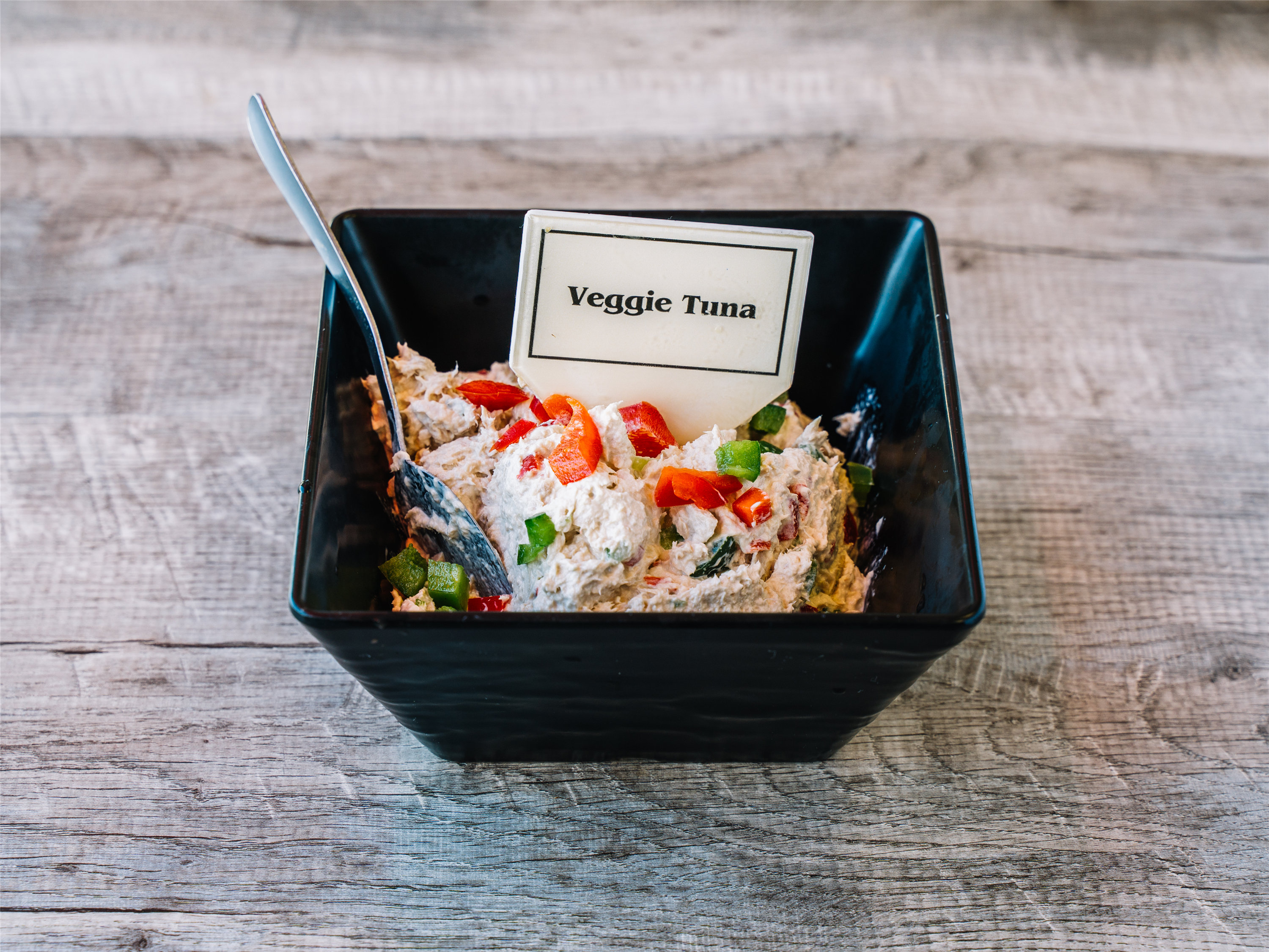 Order 1/2 lb. Veggie Tuna Salad food online from Cino's Hot Bagels store, Oceanside on bringmethat.com