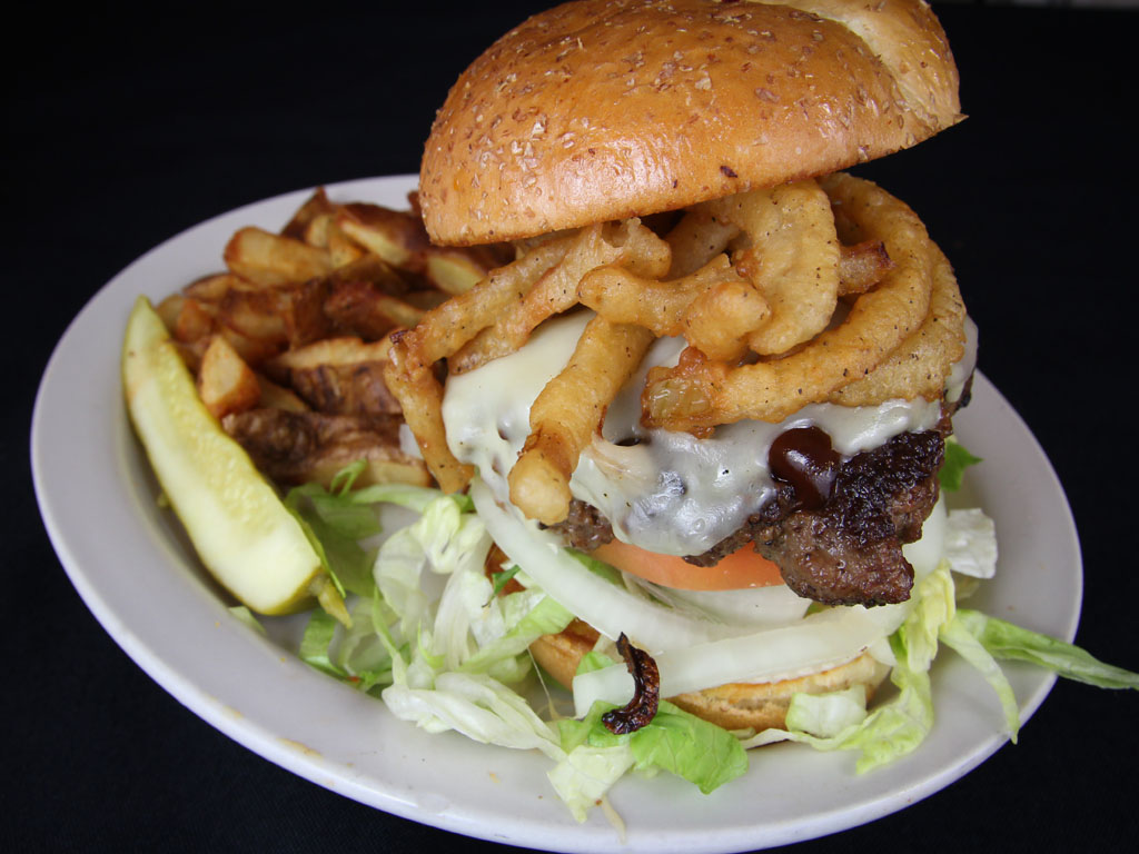 Order Thurman A-1 Burger food online from The Thurman Cafe store, Columbus on bringmethat.com