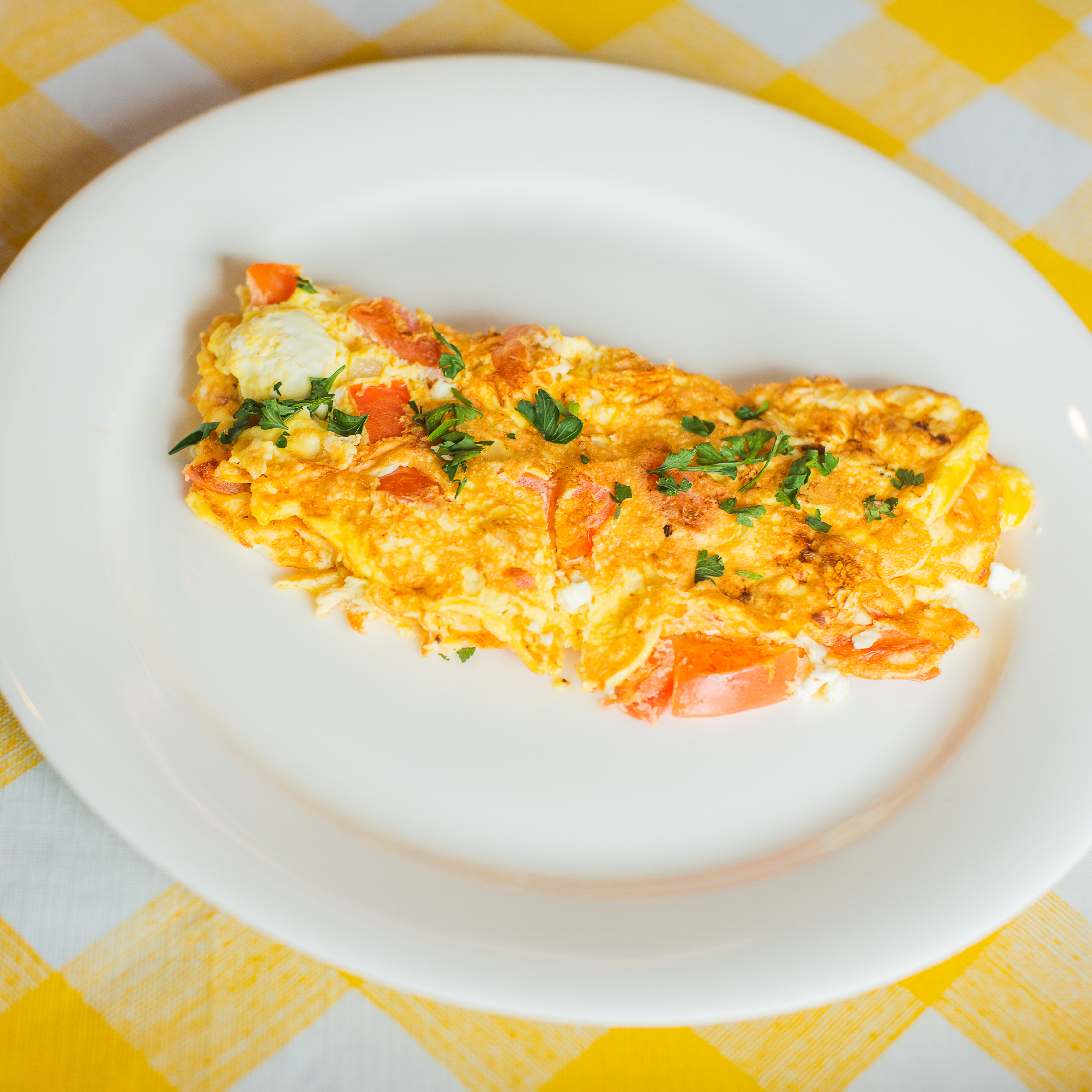 Order The Greek Omelet food online from The Breakfast Spot store, Queens on bringmethat.com