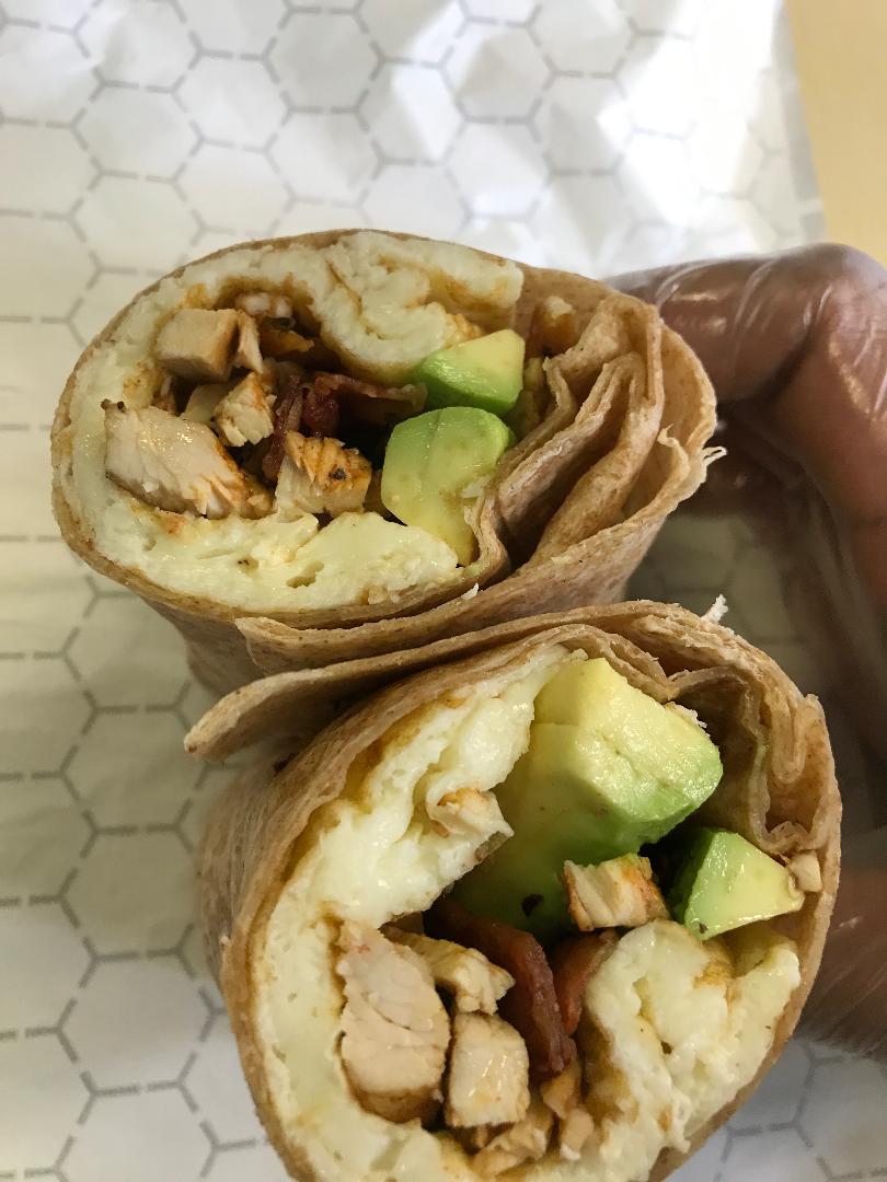 Order Muscle Breakfast Wrap food online from Corner Cafe store, Annapolis on bringmethat.com