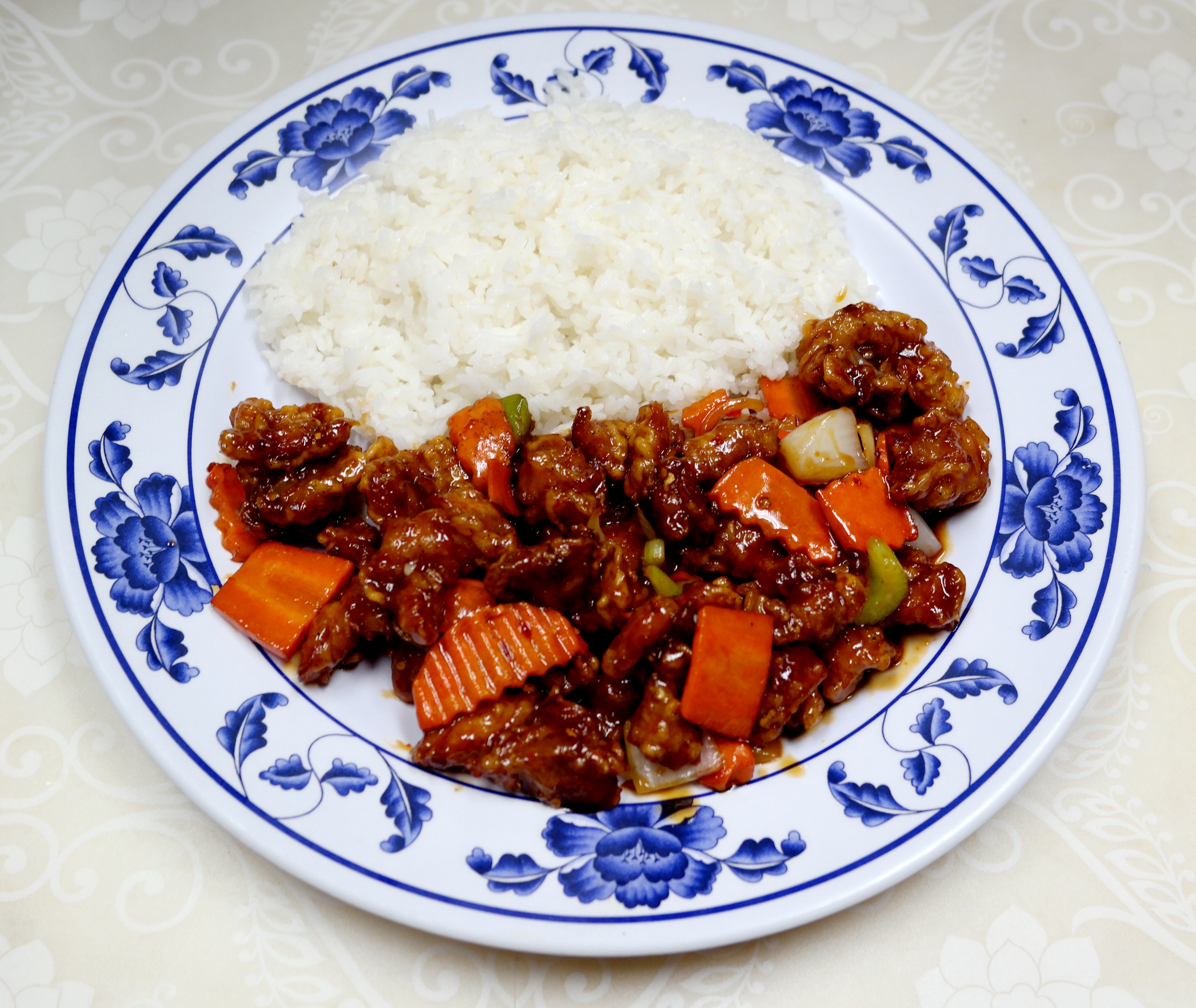 Order General Tao Chicken food online from Rice Time Oriental Grill store, Beaverton on bringmethat.com