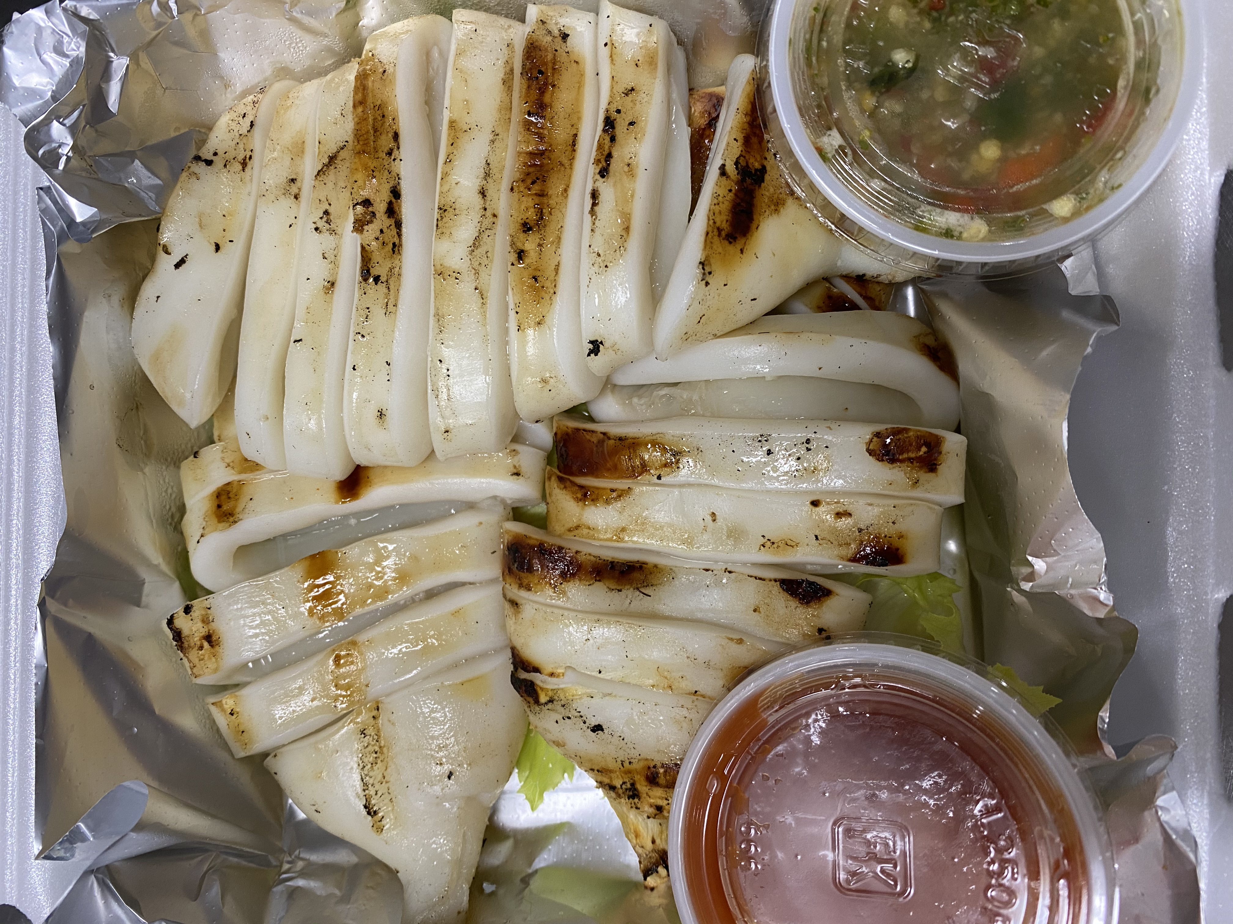 Order Grilled Squid 撚 food online from Cajun Seafood House store, Los Angeles on bringmethat.com
