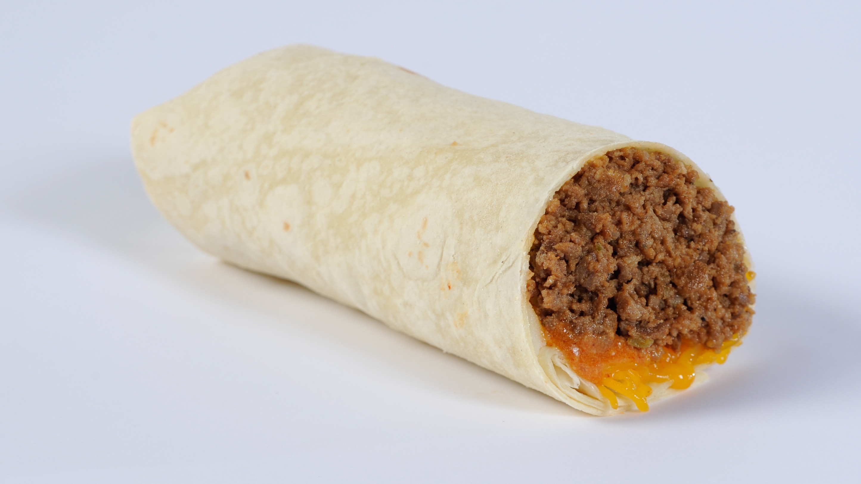 Order Soft Meat Burrito food online from Amigos/Kings Classic store, Lincoln on bringmethat.com