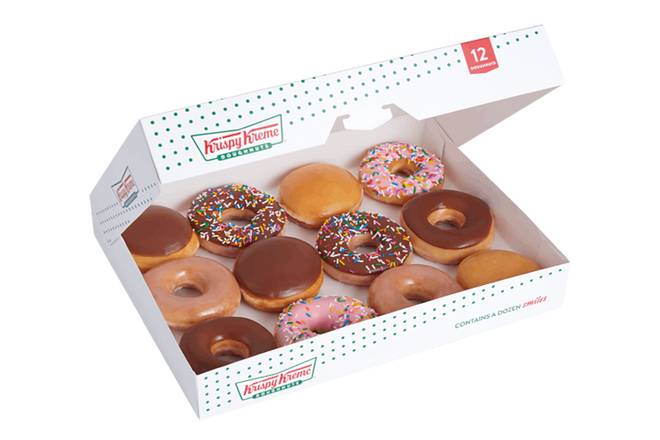 Order Classic Assorted Dozen food online from Krispy Kreme store, Lexington on bringmethat.com