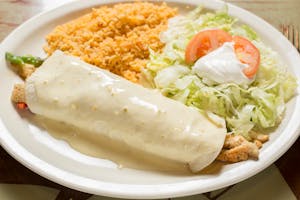 Order 161. Burrito Jalisco food online from El Vaquero store, Monroe on bringmethat.com