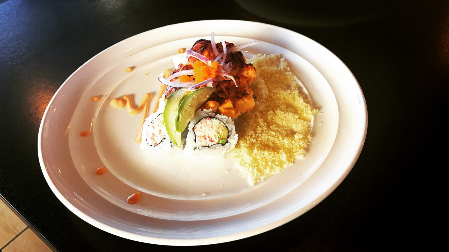 Order Baked Salmon Roll food online from Fukusuke Japanese Ramen Dining store, Fountain Valley on bringmethat.com