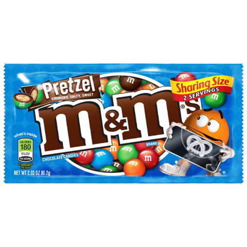 Order M&M Pretzel Sharing Size 2.83oz food online from 7-Eleven store, West Columbia on bringmethat.com