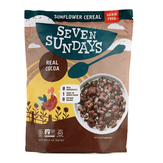 Order Seven Sundays Real Cocoa Grain Free Cereal 8oz Box food online from Drinks At Your Door by Gopuff store, Newton Highlands on bringmethat.com