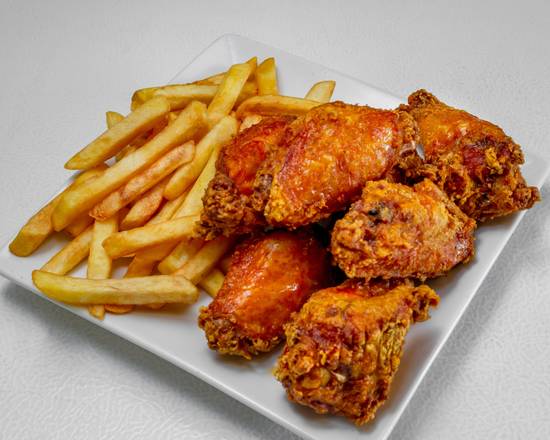 Order Fried Riceied Chicken Wings (7 pcs) food online from New China store, Seffner on bringmethat.com