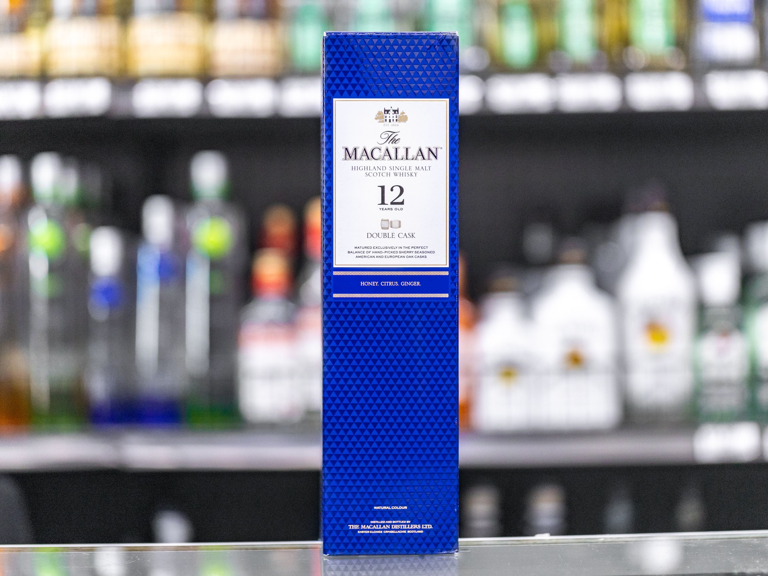 Order 750 ml. The Macallan 12 Double Cask 12 Yerars Old  food online from Eagle Liquor Beer & Wine Market store, Los Angeles on bringmethat.com