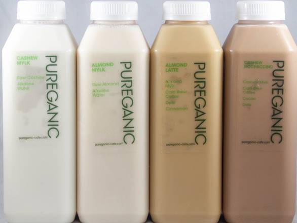 Order Nut Mylk - Fresh, cold pressed, organic food online from The Pureganic Cafe store, Rye on bringmethat.com