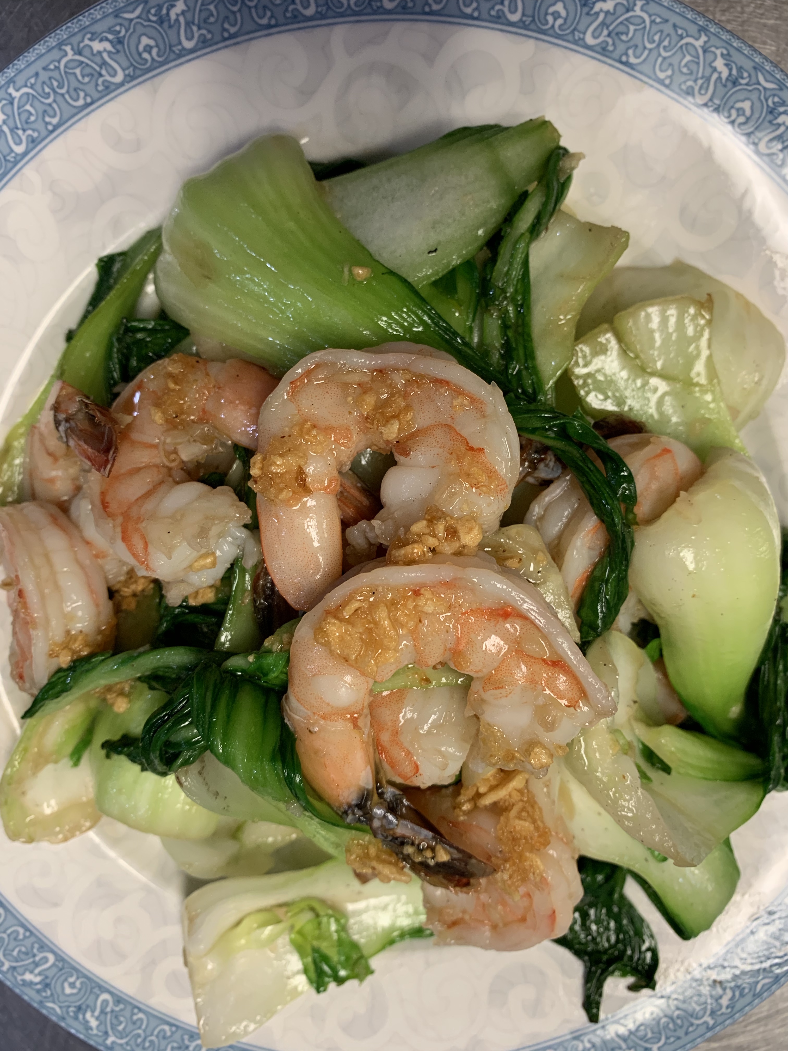 Order Baby Bokchoy Shrimp with Oyster Sauce food online from Cajun Seafood House store, Los Angeles on bringmethat.com