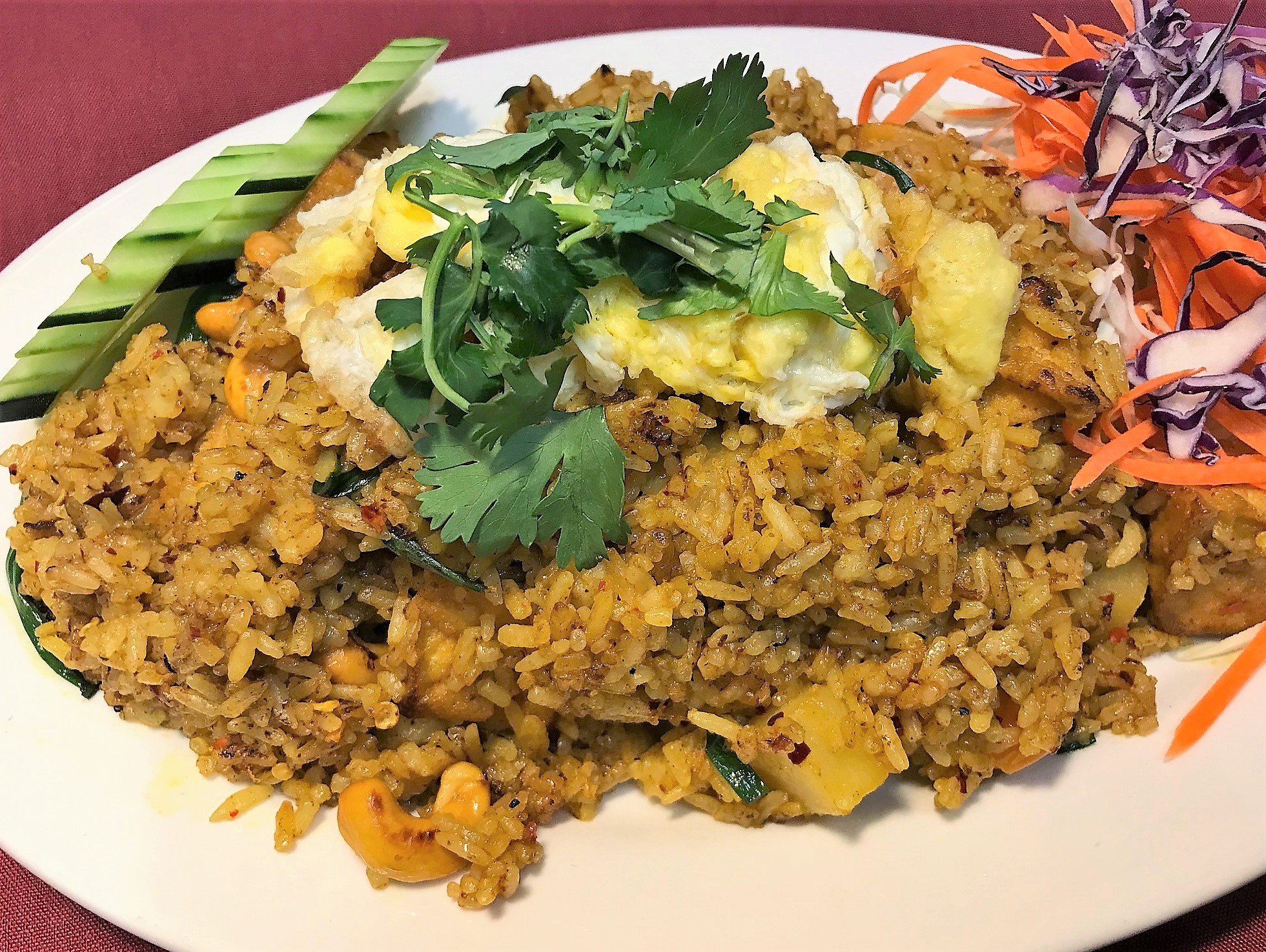 Order Hawaiian Fried Rice food online from Sweet Basil Thai Cuisine store, Hurst on bringmethat.com