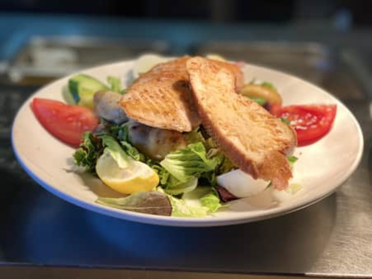 Order Salmon Nicoise Salad food online from Toast Restaurant store, Novato on bringmethat.com