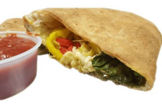 Order Peaceful Vegan Calzone (8" Personal) food online from Peace Love & Pizza store, Marietta on bringmethat.com