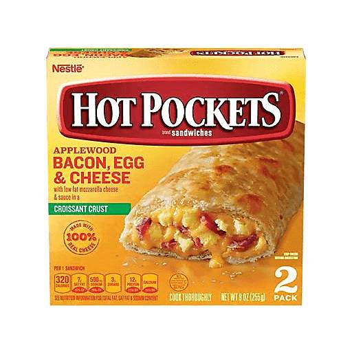 Order Hot Pocket Applewood Bacon, Egg & Cheese  (9 OZ) 40578 food online from BevMo! store, Greenbrae on bringmethat.com
