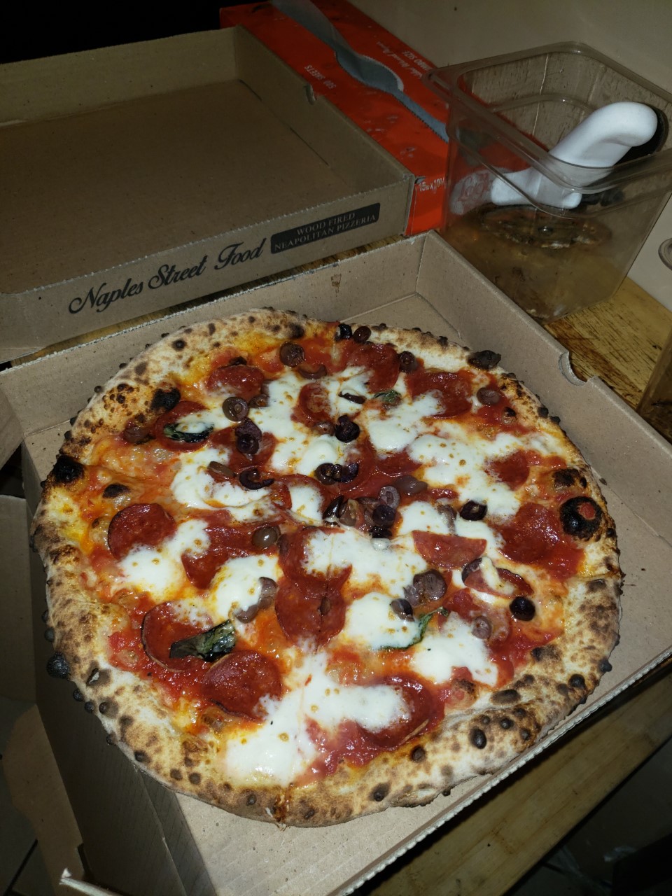 Order Pepperoni Pizza 12" (4 slices) food online from Naples Street Food store, Oceanside on bringmethat.com