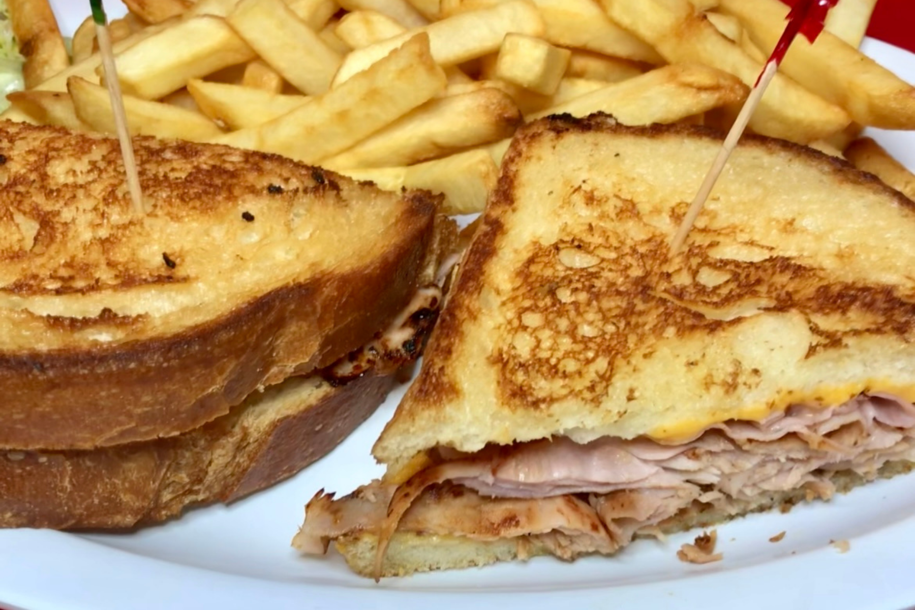Order Grilled Ham & Cheese Sandwich food online from Eat At Rudy store, Los Angeles on bringmethat.com