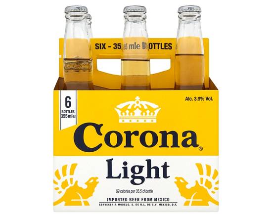 Order Corona Light, 6pk-12oz bottle beer (4.1% ABV) food online from Luckys Liquor store, Los Angeles on bringmethat.com