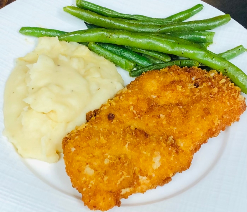 Order Parmesan Crusted Chicken (Copy) food online from The Grapevine Restaurant & Catering store, Buffalo on bringmethat.com