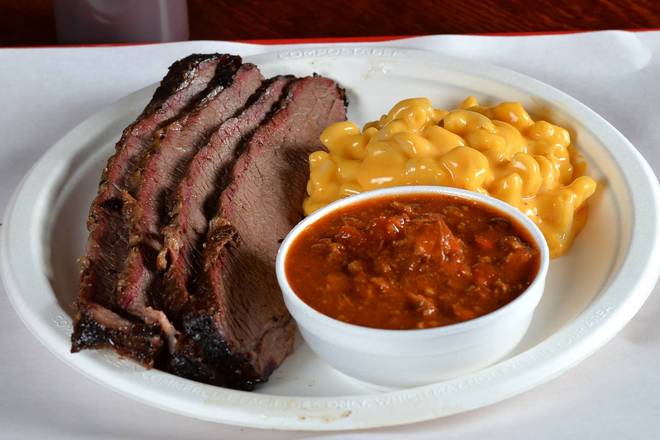 Order Beef Brisket Meal food online from Jimmy Jo's BBQ store, Bourbonnais on bringmethat.com