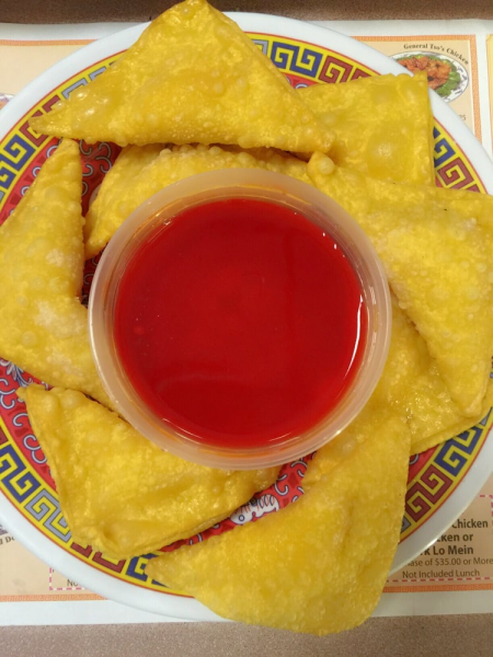 Order 14. Crab Rangoon food online from Fairview Chinese Restaurant store, Fairview on bringmethat.com