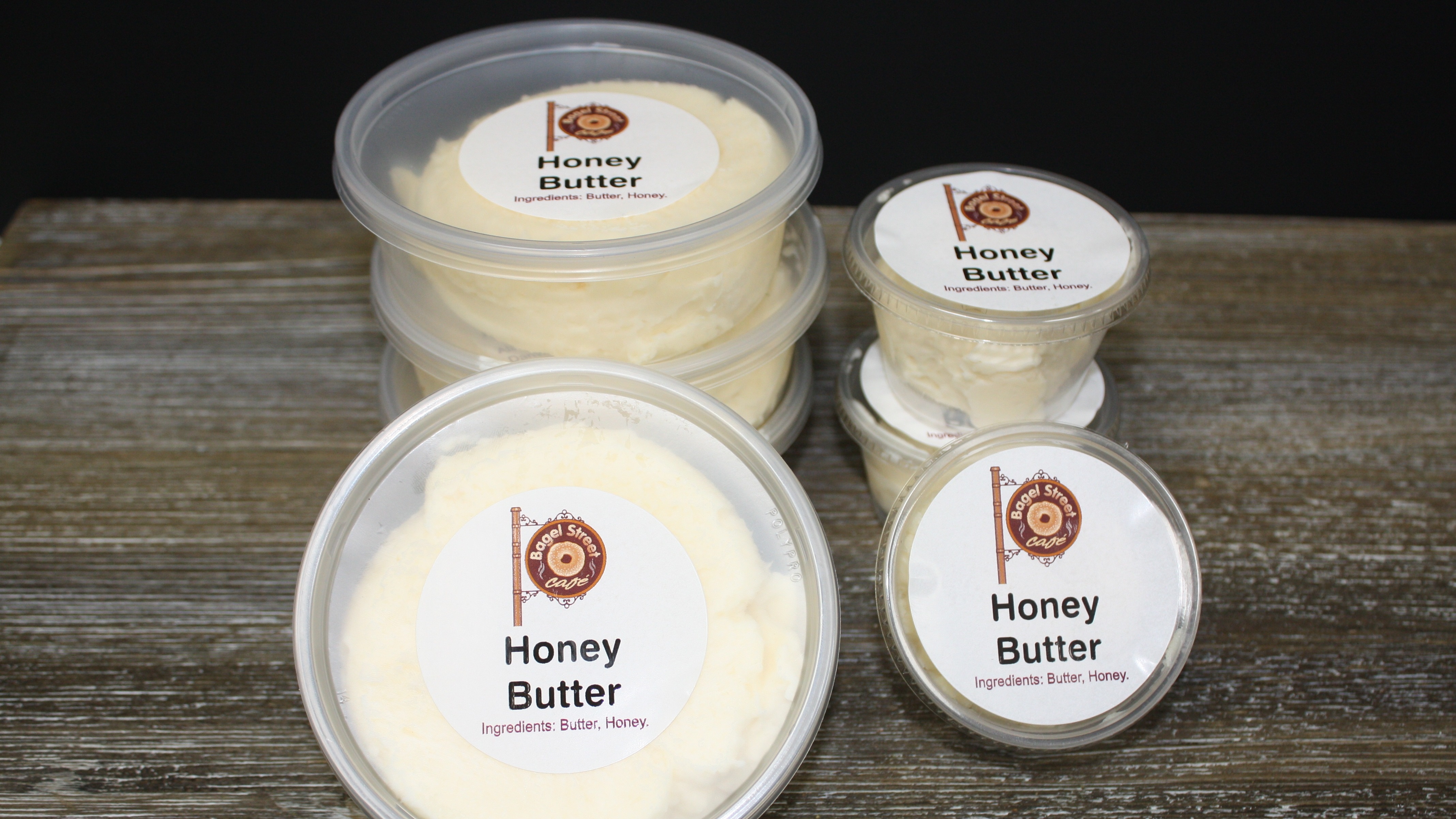 Order Honey Butter Cream Cheese food online from Bagel Street Cafe Danville store, Danville on bringmethat.com