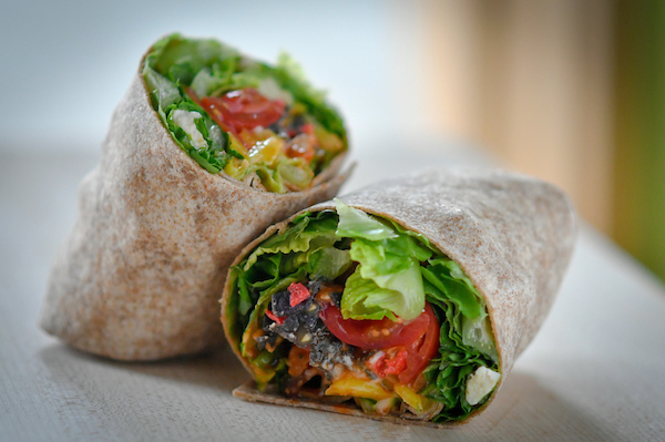 Order Wrap with 1 Protein and 3 Toppings food online from Pronto Fresh store, Syracuse on bringmethat.com
