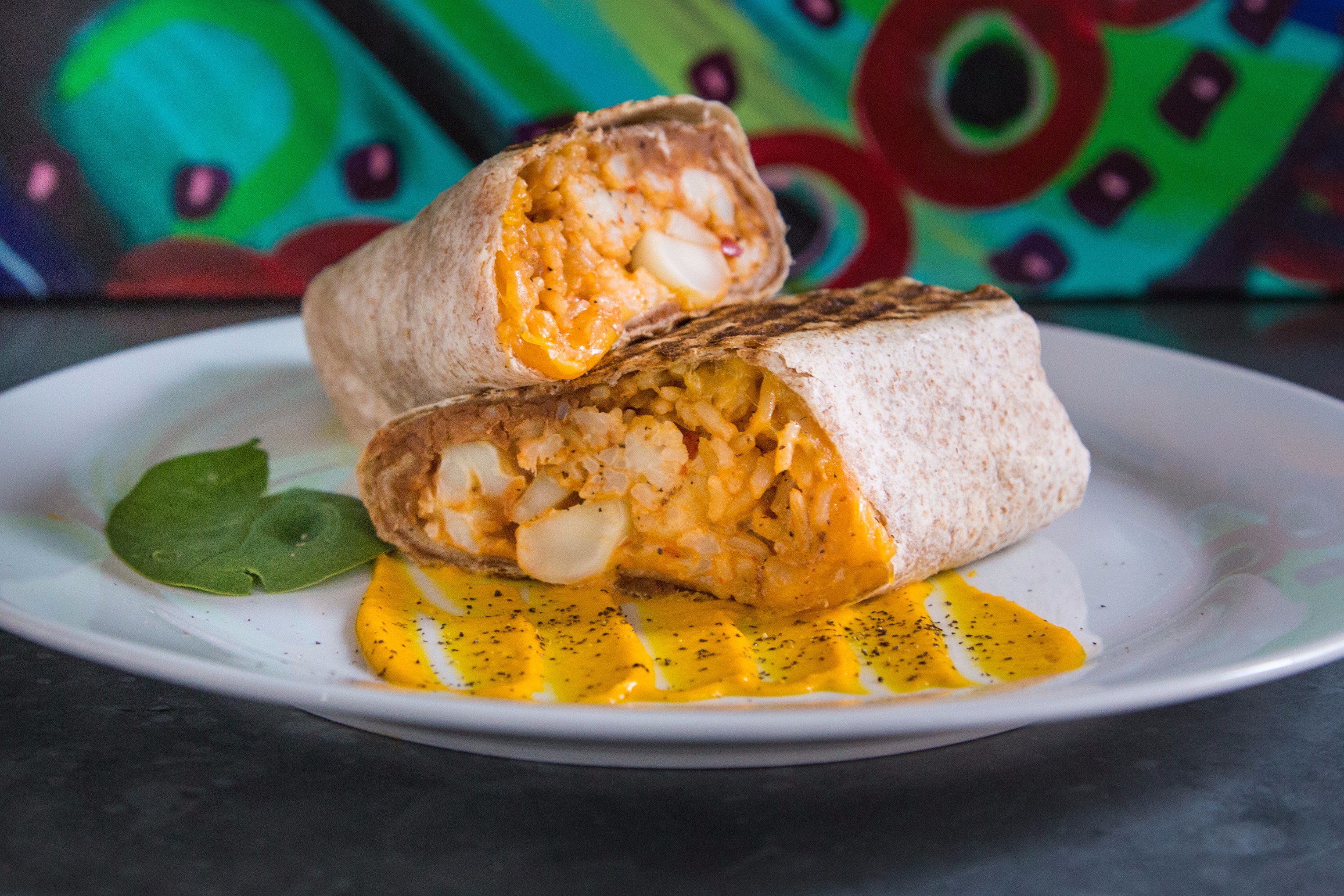 Order 13. Cauliflower Burrito food online from Al horno lean mexican kitchen catering store, New York on bringmethat.com