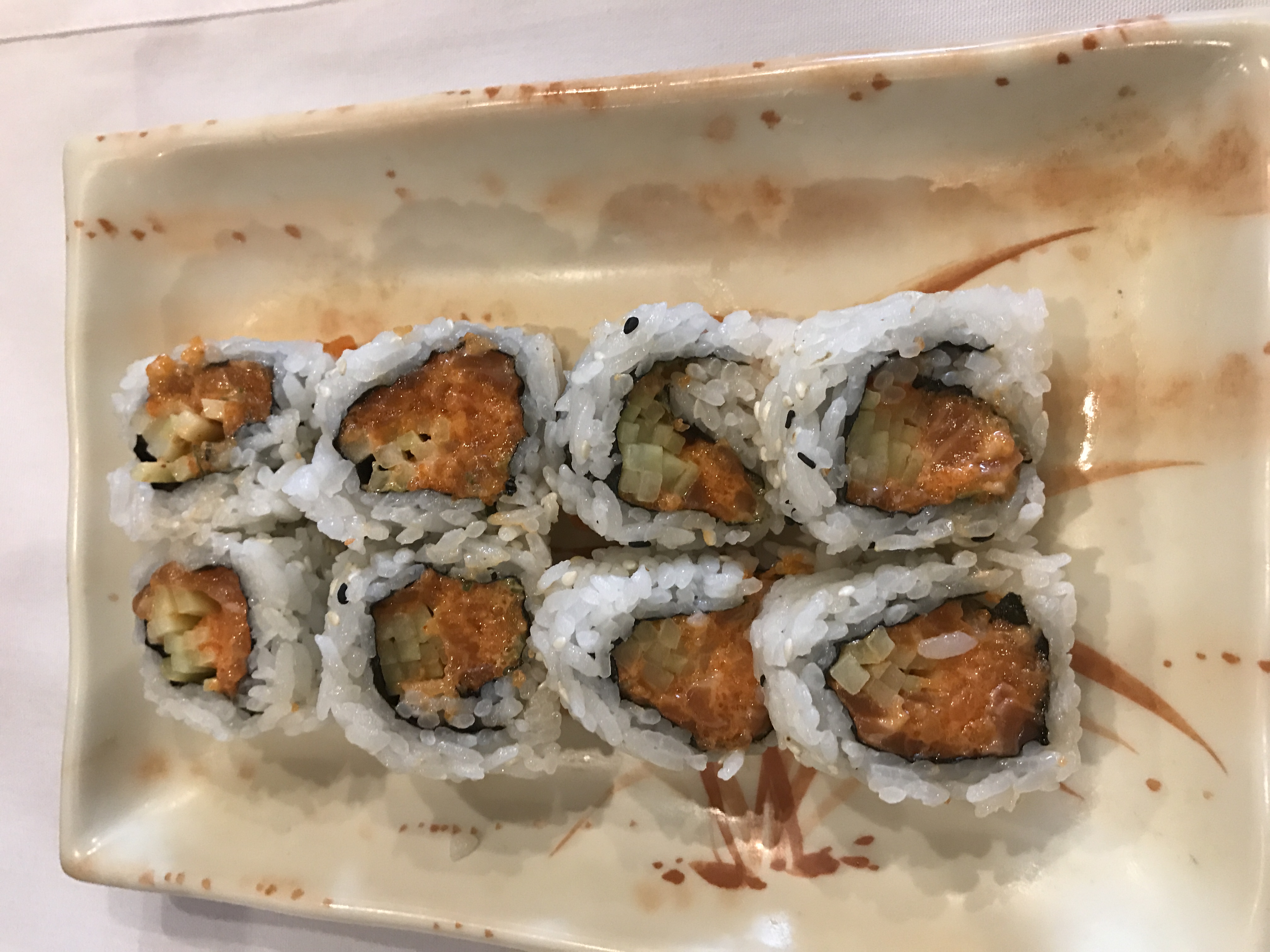 Order Spicy Salmon Roll food online from Orient Sushi Grill store, Gilbert on bringmethat.com