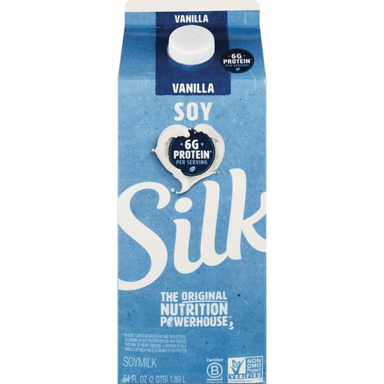 Order Silk Soy Milk Organic Vanilla (1/2 Gallon) food online from Cvs store, SARATOGA on bringmethat.com