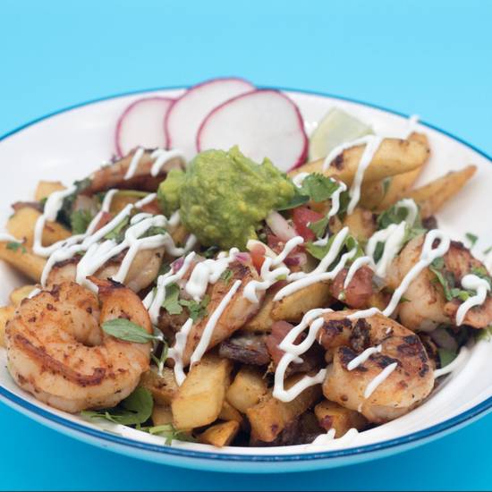 Order Surf and Turf Fries food online from Fit Tacos Meal Prep & Catering store, San Diego on bringmethat.com