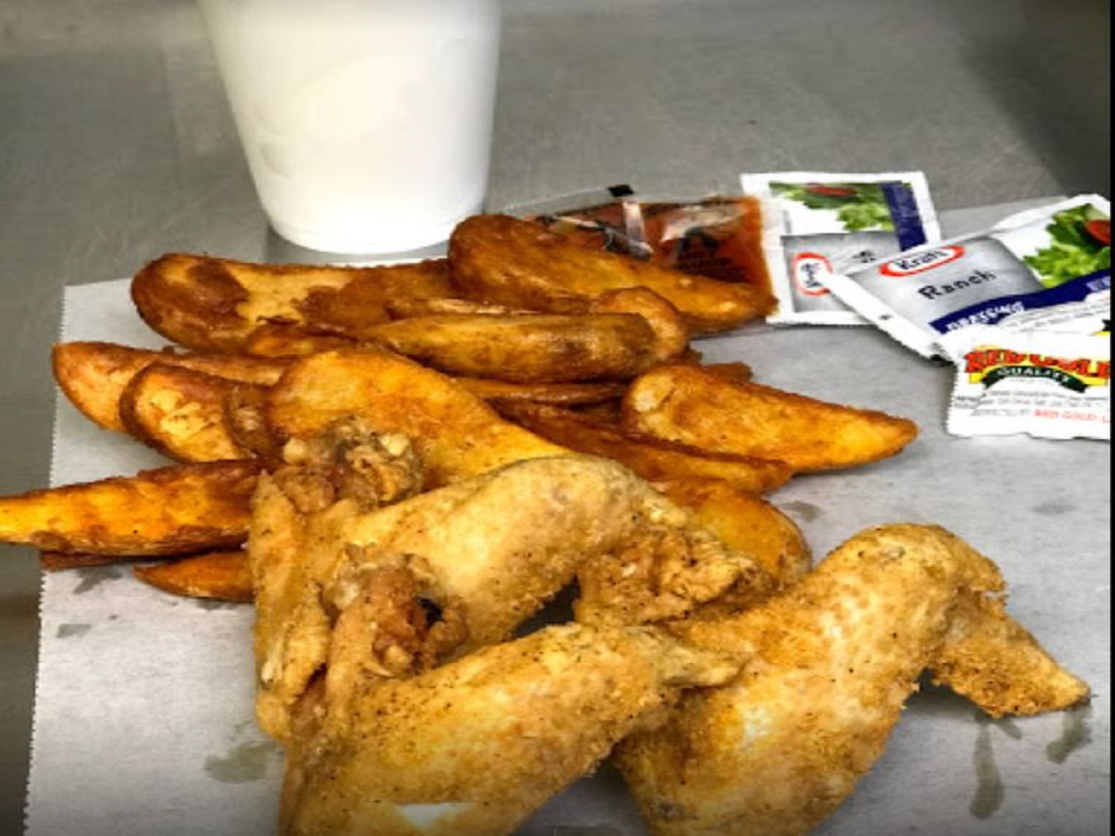 Order 2. Whole Wings Combo food online from Chicken Shack store, Greenville on bringmethat.com
