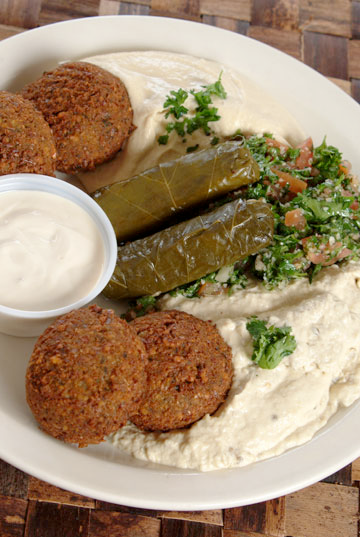 Order Vegetarian Combo food online from Aladdin's Eatery store, Pittsburgh on bringmethat.com