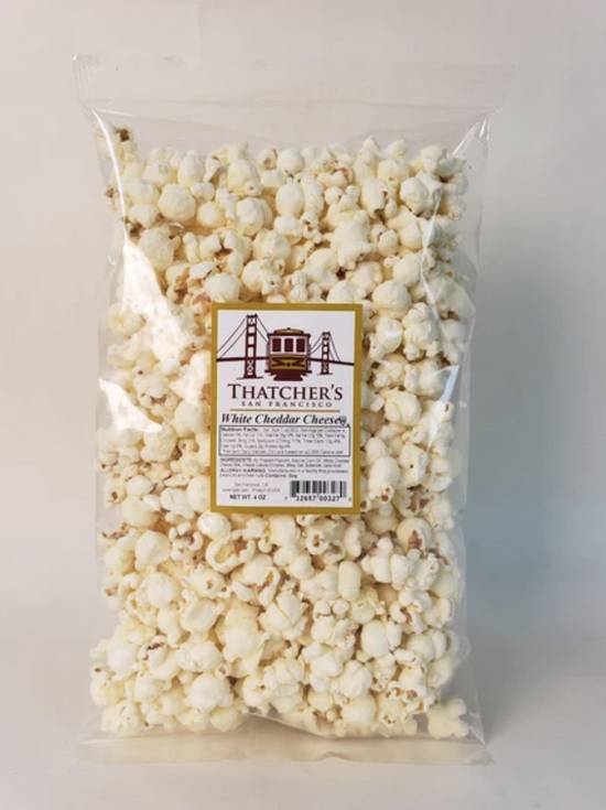 Order White Cheddar Cheese - 4 Oz food online from Thatcher's Special Popcorn store, San Francisco on bringmethat.com