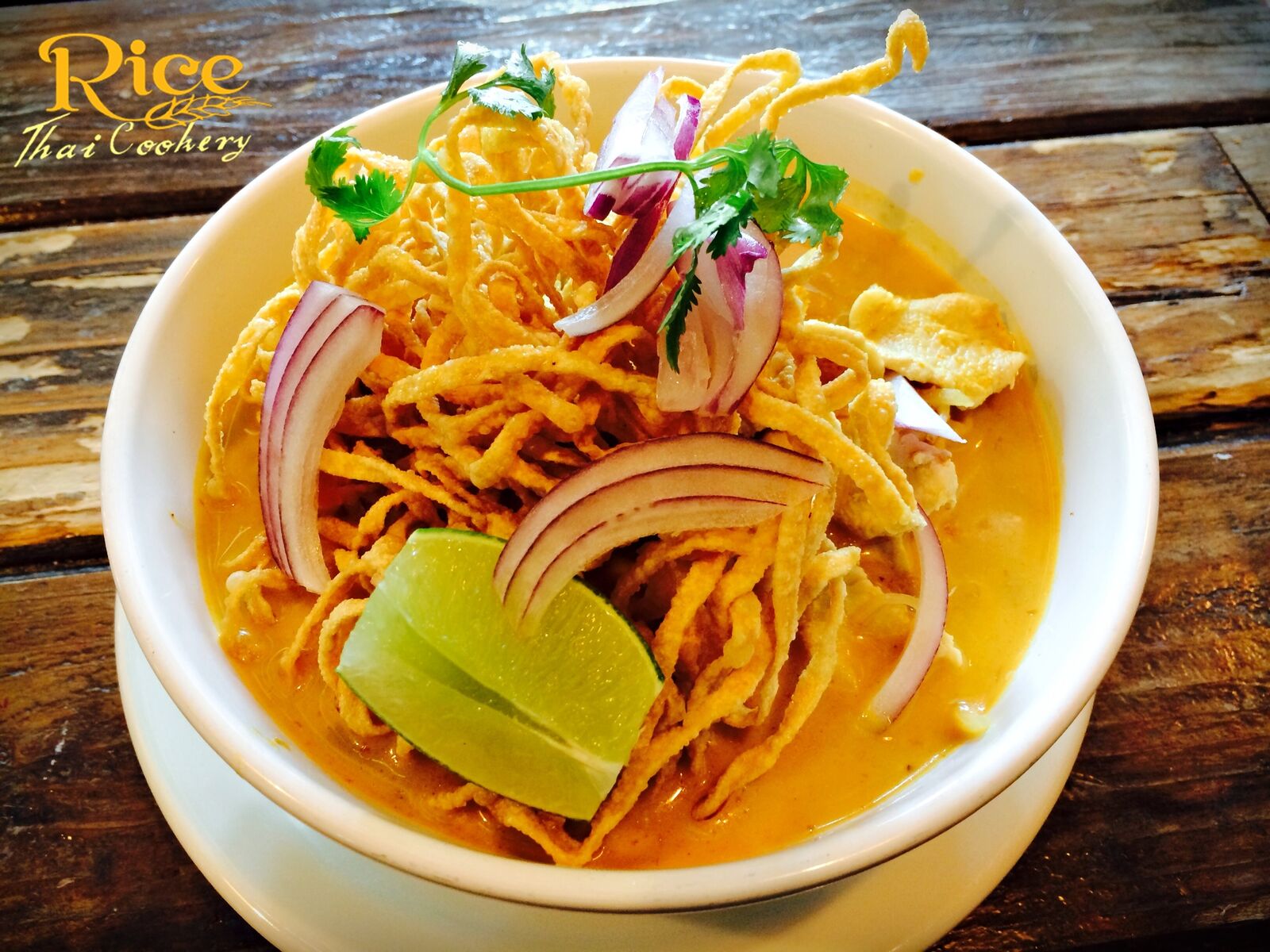 Order Kao Soi food online from Rice Thai Cookery store, Portland on bringmethat.com