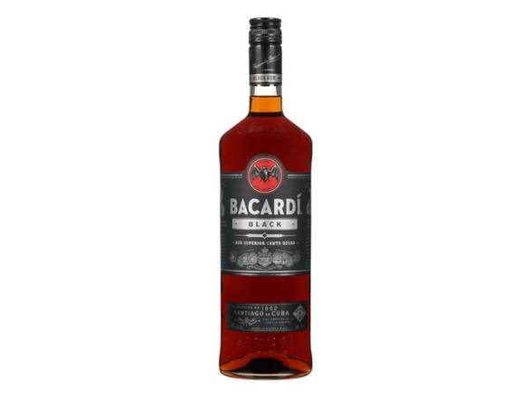 Order BACARDÍ Black Rum - 750ml Bottle food online from Josh Wines & Liquors Inc store, New York on bringmethat.com