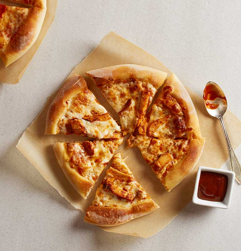 Order Kid's Original BBQ Chicken Pizza food online from California Pizza Kitchen - River City Dr store, Jacksonville on bringmethat.com