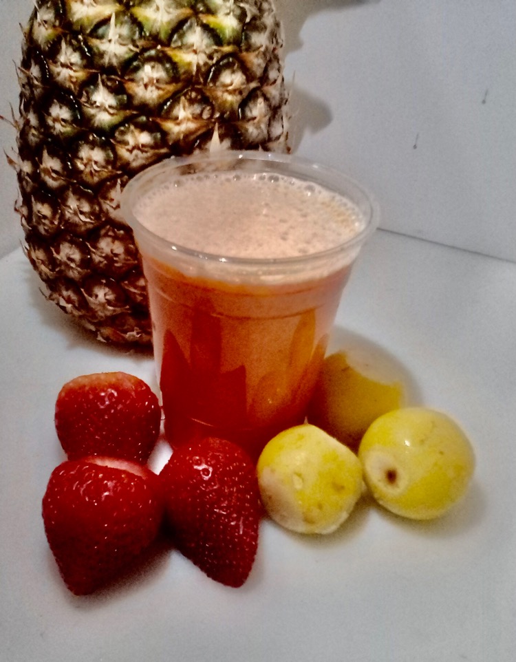 Order #31 Pineapple, oranges, Guava, Strawberry food online from El Papayon store, Ontario on bringmethat.com