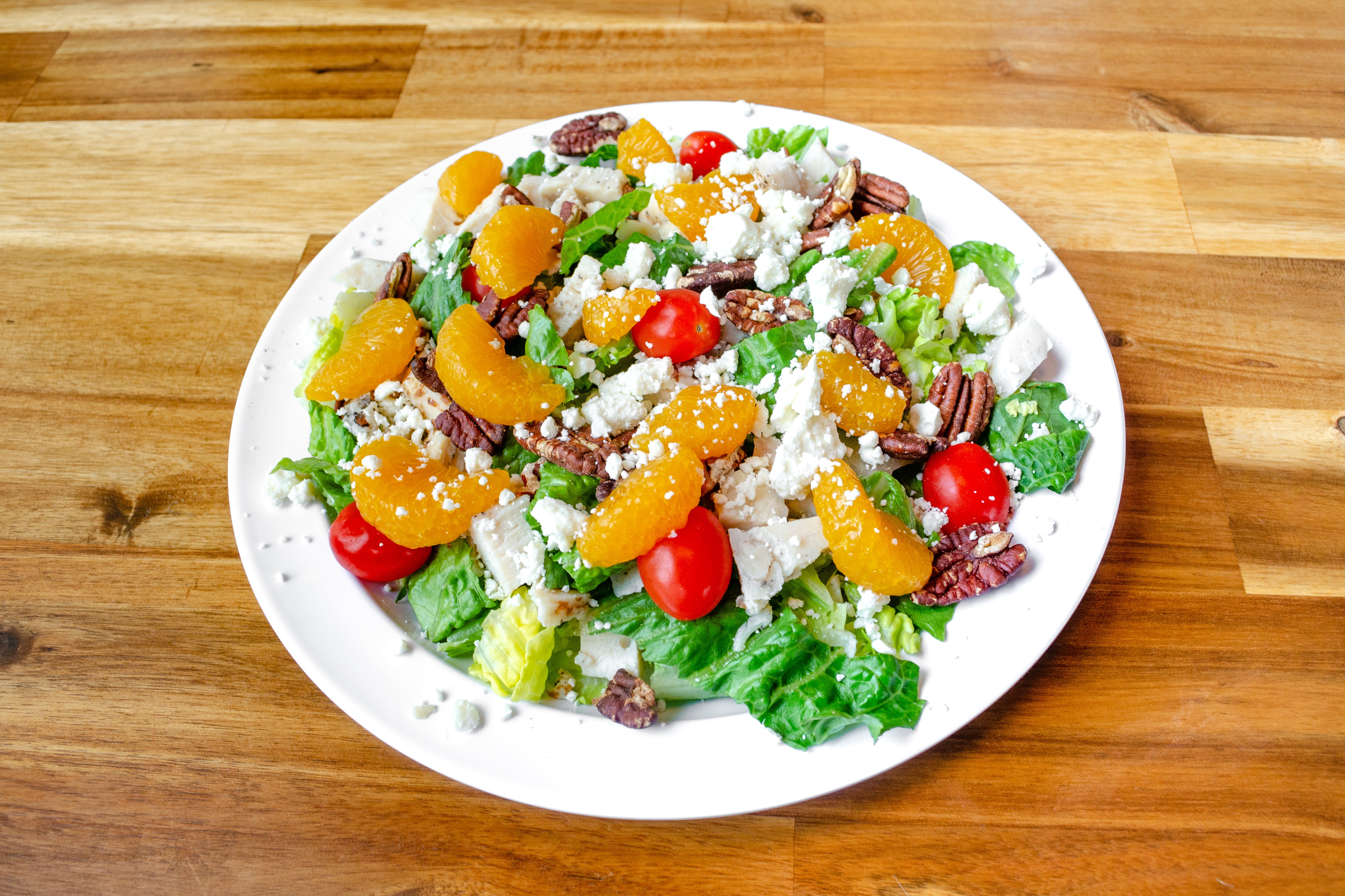 Order Chicken Pecan Salad - Salad food online from Rays Pizza store, Nashville on bringmethat.com