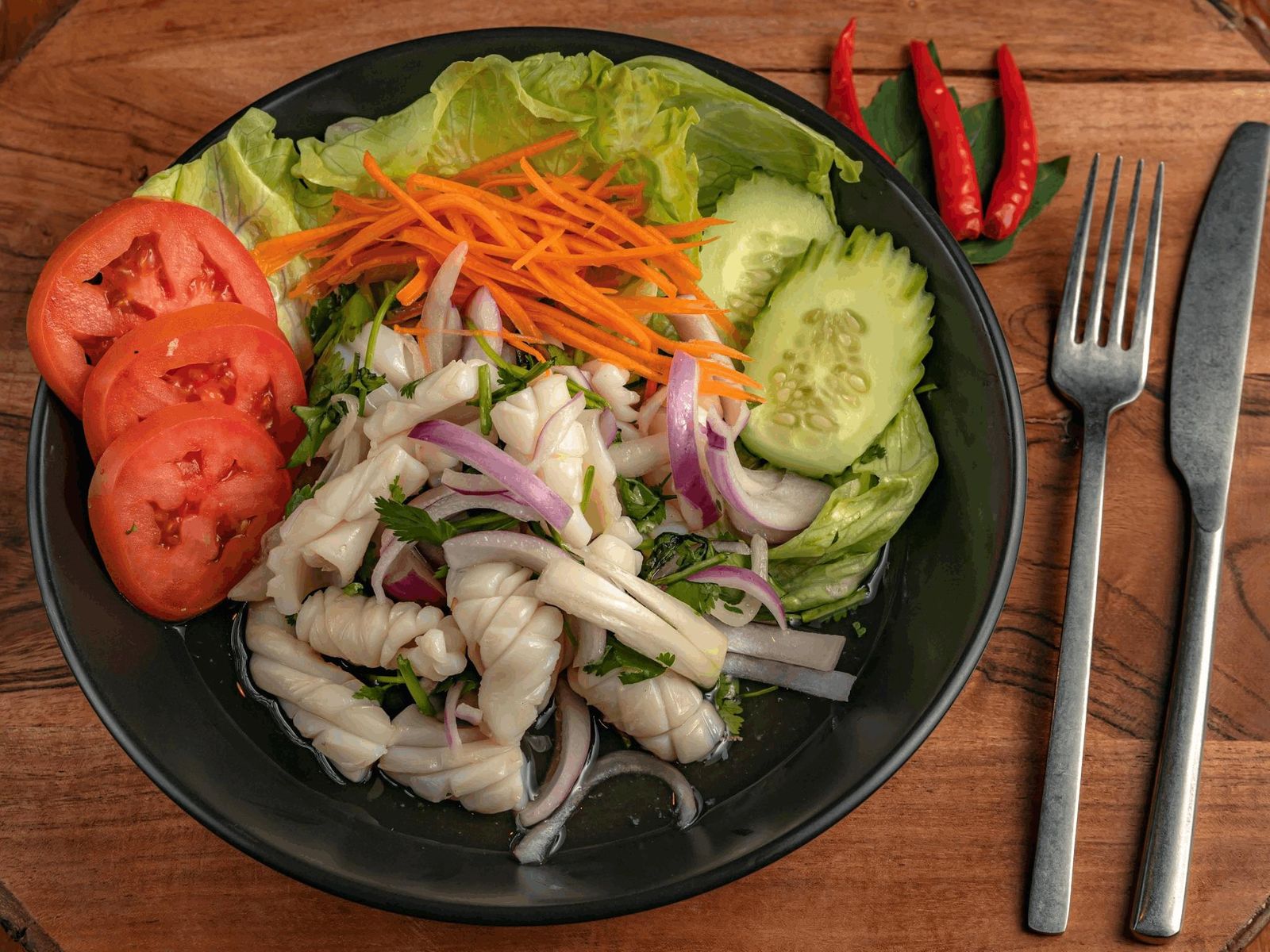Order 13.Simply Salad food online from Simply Thai Bistro store, Wheaton on bringmethat.com