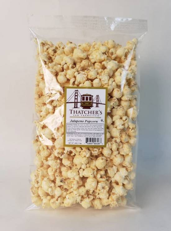 Order Jalapeno - 4 Oz food online from Thatcher's Special Popcorn store, San Francisco on bringmethat.com