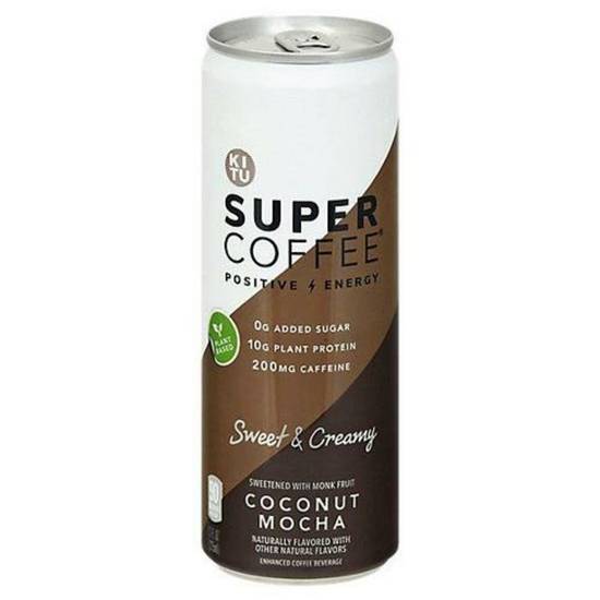 Order Kitu Super Coffee Coconut Mocha 11 oz food online from IV Deli Mart store, Goleta on bringmethat.com