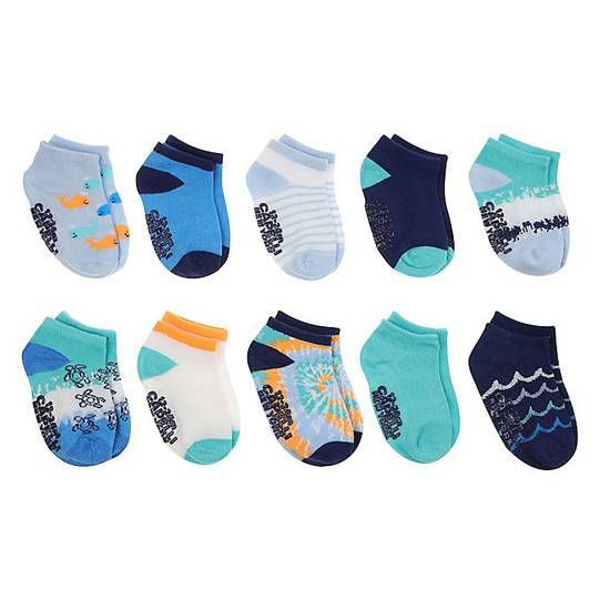 Order Capelli New York Size 2-4T 20-Pack Save The Ocean Turtle Socks in Blue food online from Bed Bath & Beyond store, Albany on bringmethat.com