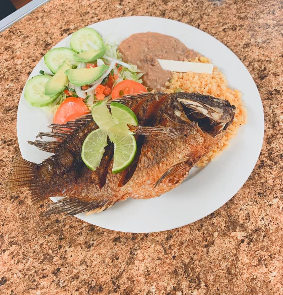 Order Whole Fried Tilapia food online from Carniceria La Morena store, McDonough on bringmethat.com