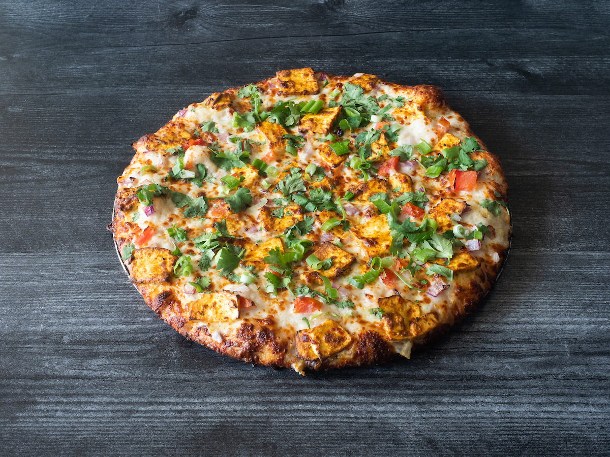 Order Achari Paneer Pizza food online from Fast Pizza Delivery store, Mountain View on bringmethat.com